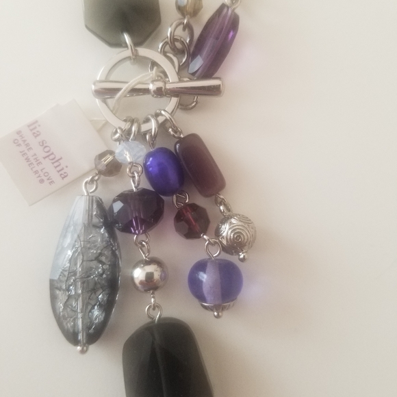 ⚠️NWT- Lia Sophia Violet Hour Toggle Necklace - Picture 7 of 16